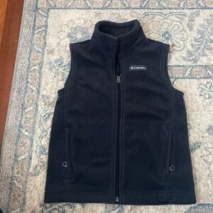 Columbia Black Sleeveless Fleece Vest